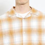 コットンレーヨンオンブレーチェックオープンカラーシャツ | coen OUTLET | 詳細画像11