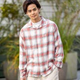 コットンレーヨンオンブレーチェックオープンカラーシャツ | coen OUTLET | 詳細画像7