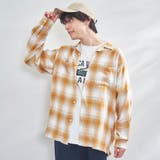 コットンレーヨンオンブレーチェックオープンカラーシャツ | coen OUTLET | 詳細画像8