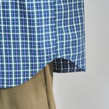 チェックバンドカラー7分袖シャツ | coen OUTLET | 詳細画像14