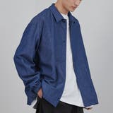 ビッグシルエットコーチデニムシャツ | coen【men】 | 詳細画像1 