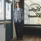 TOWNCRAFT(タウンクラフト)別注オンブレチェックオープンカラーシャツ | coen【men】 | 詳細画像3