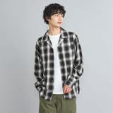 TOWNCRAFT(タウンクラフト)別注オンブレチェックオープンカラーシャツ | coen【men】 | 詳細画像24