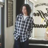 TOWNCRAFT(タウンクラフト)別注オンブレチェックオープンカラーシャツ | coen【men】 | 詳細画像4