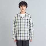 TOWNCRAFT(タウンクラフト)別注オンブレチェックオープンカラーシャツ | coen【men】 | 詳細画像32