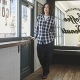 TOWNCRAFT(タウンクラフト)別注オンブレチェックオープンカラーシャツ | coen【men】 | 詳細画像5