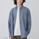 NAVY | coen限定/Disney(ディズニー)ダンガリーシャツ | coen【men】