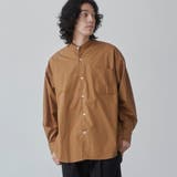 タイプライターバンドカラーシャツ | coen【men】 | 詳細画像1