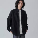 BLACK | タイプライターバンドカラーシャツ | coen【men】