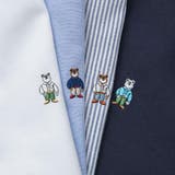 ワンポイントベア刺繍レギュラーカラーシャツ | coen【men】 | 詳細画像2 