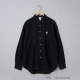 BLACK | YALE別注ワンポイント刺繍ネルシャツ | coen【men】