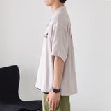 Sarry Cat刺繍レーヨンシャツ（ナチュラル） | coen【men】 | 詳細画像10 