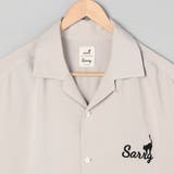 Sarry Cat刺繍レーヨンシャツ（ナチュラル） | coen【men】 | 詳細画像15 