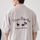 Sarry Cat刺繍レーヨンシャツ（ナチュラル） | coen【men】 | 詳細画像3 