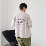 Sarry Cat刺繍レーヨンシャツ（ナチュラル） | coen【men】 | 詳細画像5 
