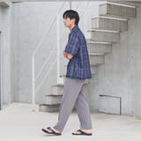 絡み織りチェックシャツ | coen【men】 | 詳細画像9 