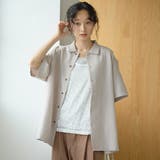 リネンライクリラックスシャツ【UVカット】 | coen【men】 | 詳細画像18