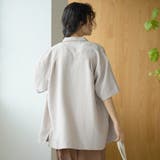 リネンライクリラックスシャツ【UVカット】 | coen【men】 | 詳細画像19