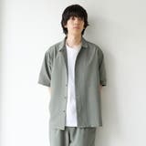 リネンライクリラックスシャツ【UVカット】 | coen【men】 | 詳細画像23