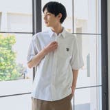 ＜父の日ギフトにもおすすめ＞アニマル刺繍オックス半袖シャツ | coen【men】 | 詳細画像4 