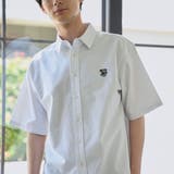 ＜父の日ギフトにもおすすめ＞アニマル刺繍オックス半袖シャツ | coen【men】 | 詳細画像7 