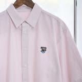 LT.PINK | 〈父の日ギフトにもおすすめ〉アニマル刺繍オックスストライプシャツ | coen【men】