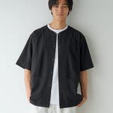 BLACK | 【ストレッチ・吸水速乾・通気性】SOTA（Ｒ）リラックス半袖シャツ | coen【men】