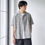 ヴィンテージライク総柄半袖シャツ | coen【men】 | 詳細画像4 