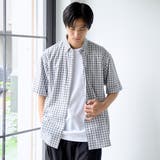 シアサッカーチェックシャツ | coen【men】 | 詳細画像4