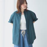 KELLY | シアサッカーチェックシャツ | coen【men】