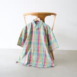 TURQUOISE | シアサッカーチェックシャツ | coen【men】