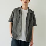 DK.GRAY | 【2WAYストレッチ・接触冷感・UVカット】マルチファンクション半袖シャツ | coen【men】