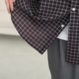 コットンシアーチェックシャツ | coen【men】 | 詳細画像8 