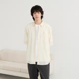 リネンコットンショートスリーブシャツ | coen【men】 | 詳細画像16 