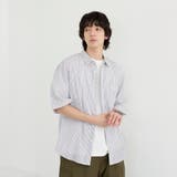 リネンコットンショートスリーブシャツ | coen【men】 | 詳細画像2 