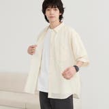 OFF WHITE | リネンコットンショートスリーブシャツ | coen【men】