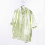 LIME | リネンコットンショートスリーブシャツ | coen【men】