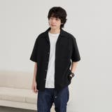 エンボス加工ビンテージライクオープンカラーシャツ ー吸水速乾ー | coen【men】 | 詳細画像14 