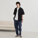 エンボス加工ビンテージライクオープンカラーシャツ ー吸水速乾ー | coen【men】 | 詳細画像15 