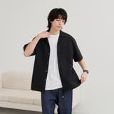 エンボス加工ビンテージライクオープンカラーシャツ ー吸水速乾ー | coen【men】 | 詳細画像16 