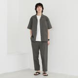 エンボス加工ビンテージライクオープンカラーシャツ ー吸水速乾ー | coen【men】 | 詳細画像21 