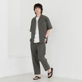 エンボス加工ビンテージライクオープンカラーシャツ ー吸水速乾ー | coen【men】 | 詳細画像25 