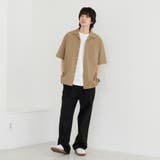 エンボス加工ビンテージライクオープンカラーシャツ ー吸水速乾ー | coen【men】 | 詳細画像31 