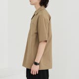 エンボス加工ビンテージライクオープンカラーシャツ ー吸水速乾ー | coen【men】 | 詳細画像33 