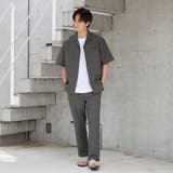 エンボス加工ビンテージライクオープンカラーシャツ ー吸水速乾ー | coen【men】 | 詳細画像5 