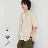 OFF WHITE | エンボス加工ビンテージライクオープンカラーシャツ ー吸水速乾ー | coen【men】