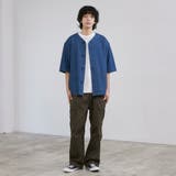 【C.DENIMS】デニムノーカラーシャツ | coen【men】 | 詳細画像9
