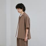 リネンライクオープンカラーシャツ | coen【men】 | 詳細画像21 