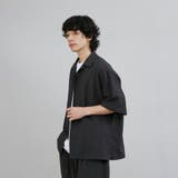 リネンライクオープンカラーシャツ | coen【men】 | 詳細画像24 