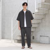 リネンライクオープンカラーシャツ | coen【men】 | 詳細画像3 